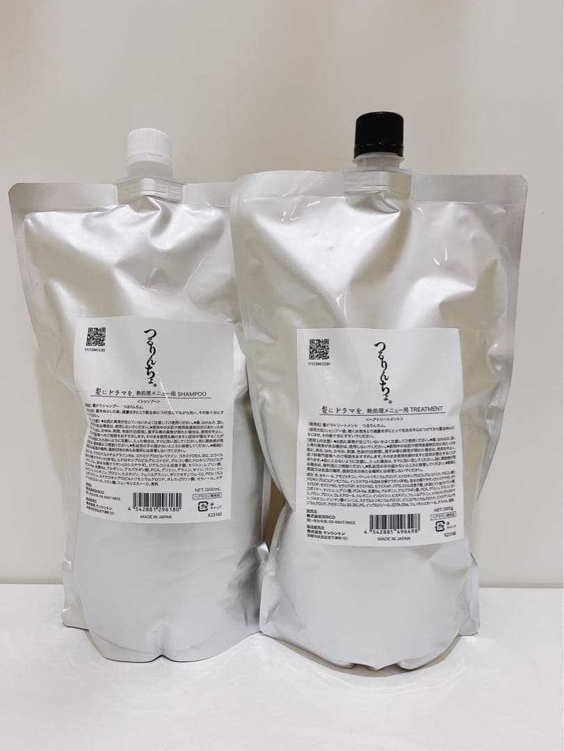 つるりんちょ。シャンプー&トリートメント1000mlレフィル - メルカリ