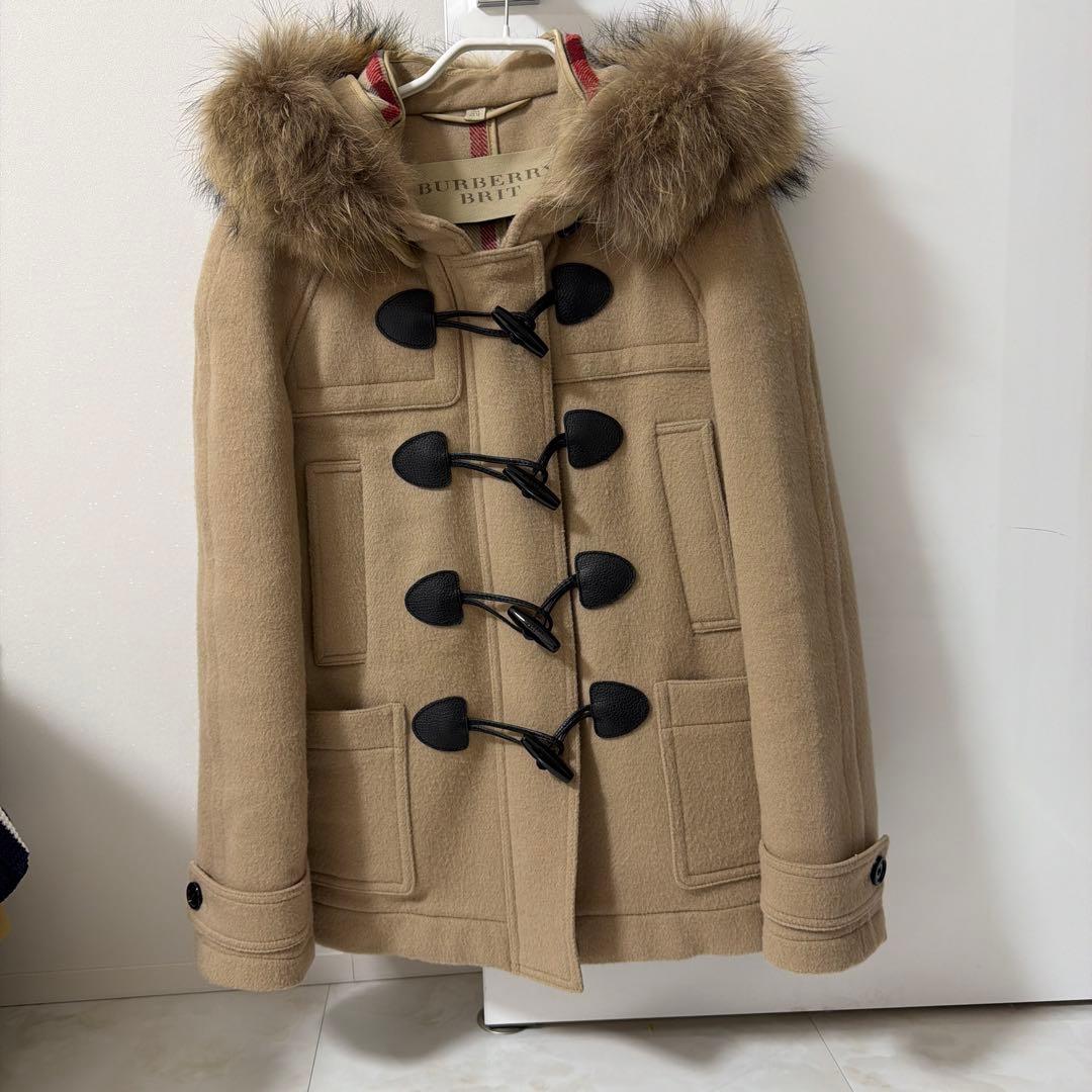 美品　BURBERRY LONDON ダッフルコート　ノバチェック　Mサイズ