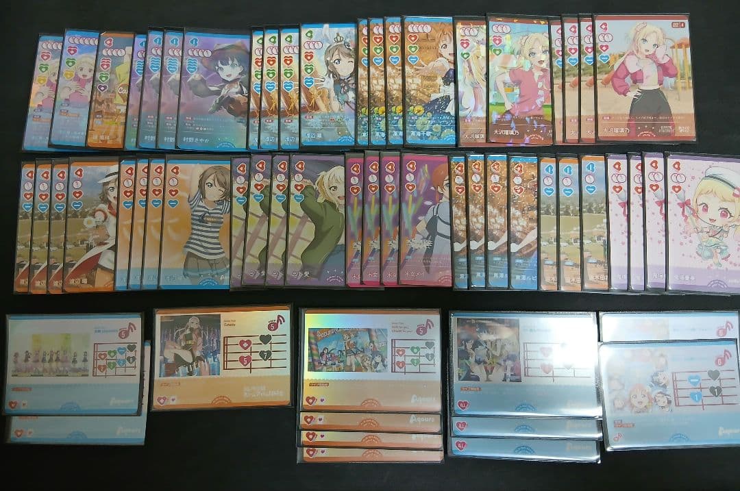 ラブカ　Aqours三神デッキ　スリーブ付き