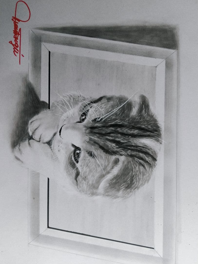 3D風ニャンコB4上質ケント