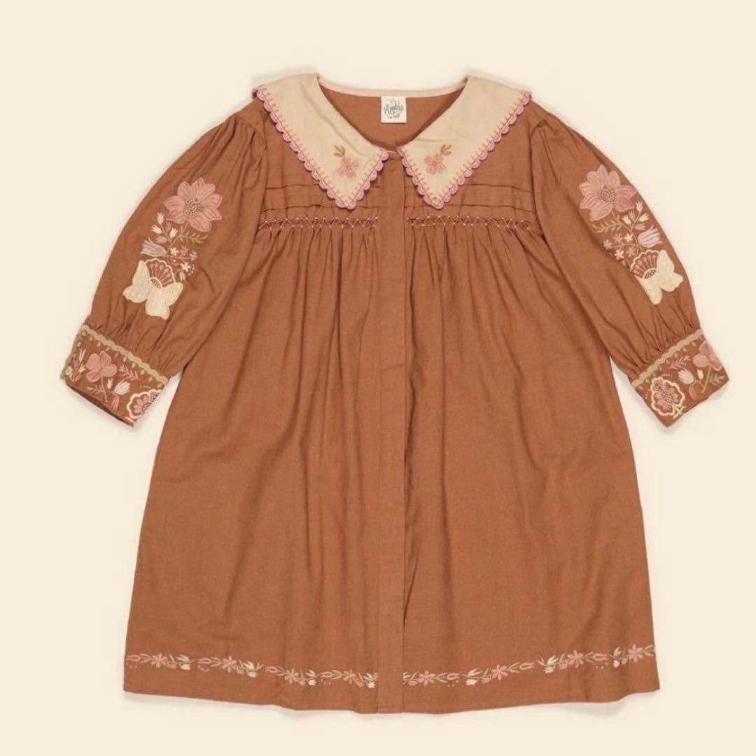 ワンピース apolina bette dress hazel 2-3