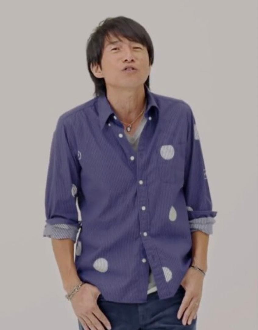 【レア美品】ミスチル 桜井 着 ストライプシャツ 1 限定値下【美品】ミスチル 桜井 着 フランシストモークス ストライプ