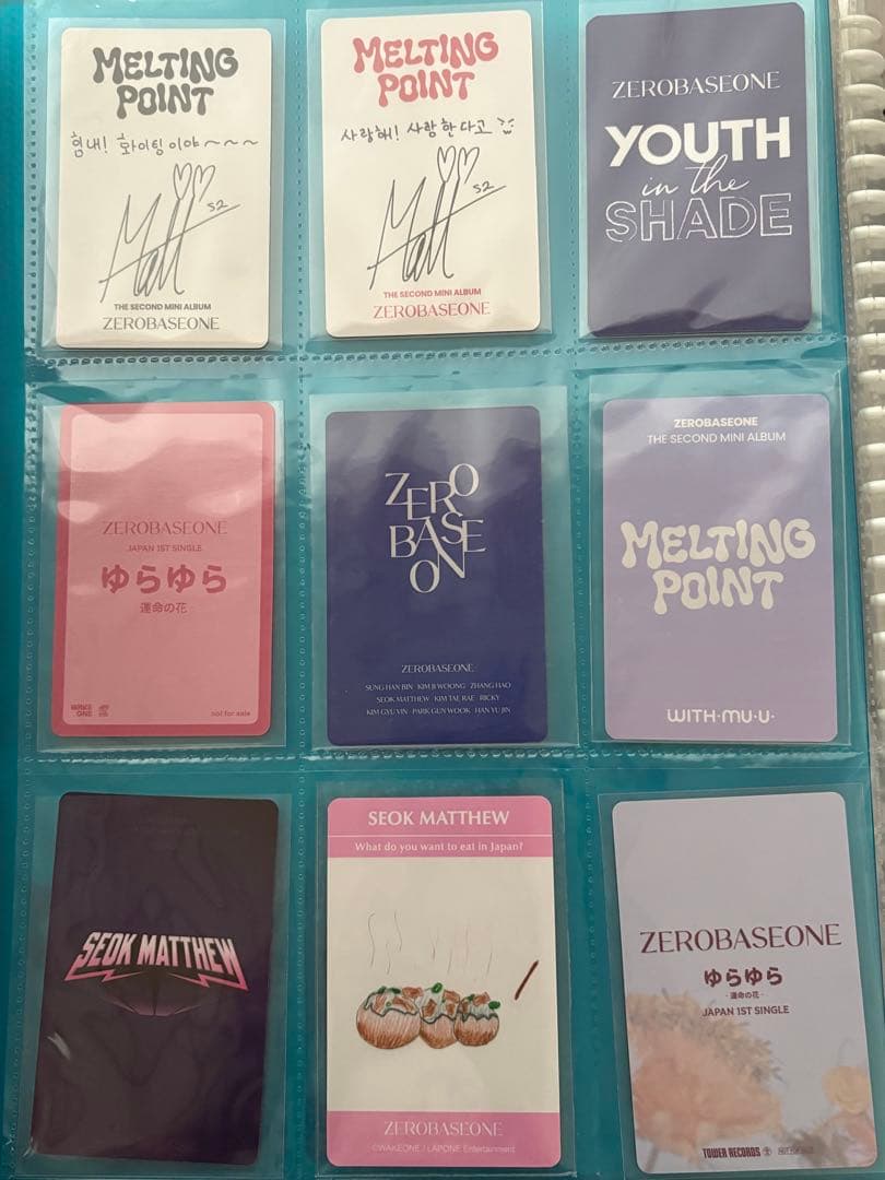 ZEROBASEONE ソクマシュー トレカ まとめ売り - メルカリ