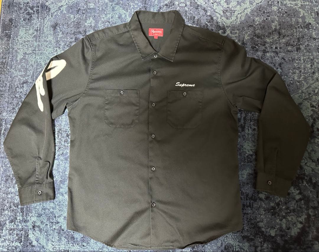 Supreme Rose Work Shirts “Black” L - メルカリ