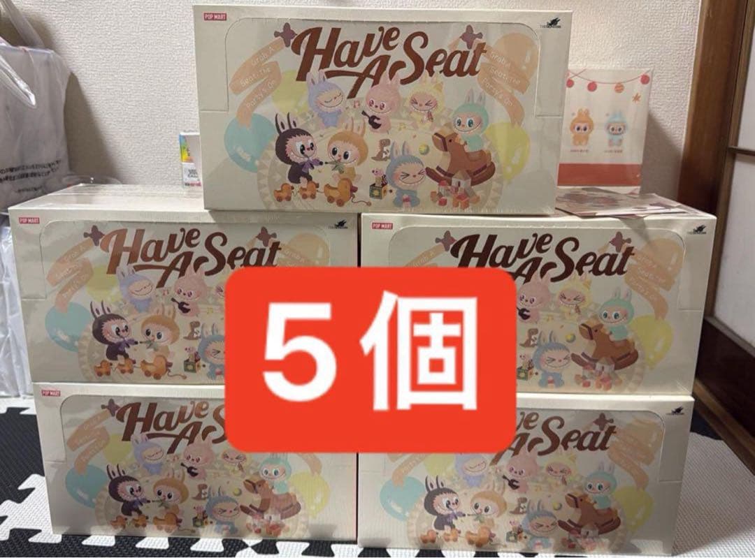 LABUBU THE MONSTERS Have A Seatぬいぐるみ　5個