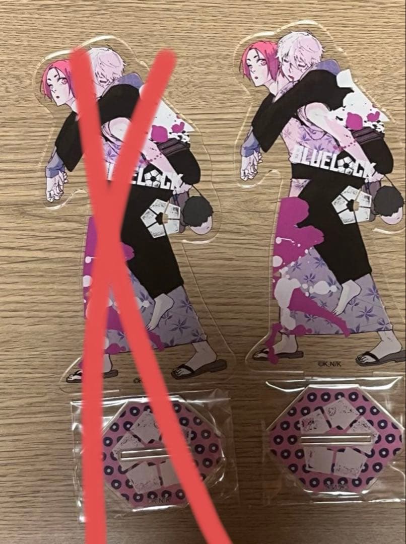 ブルーロック 凪誠士郎 御影玲王 アクリルスタンド くじ引き堂