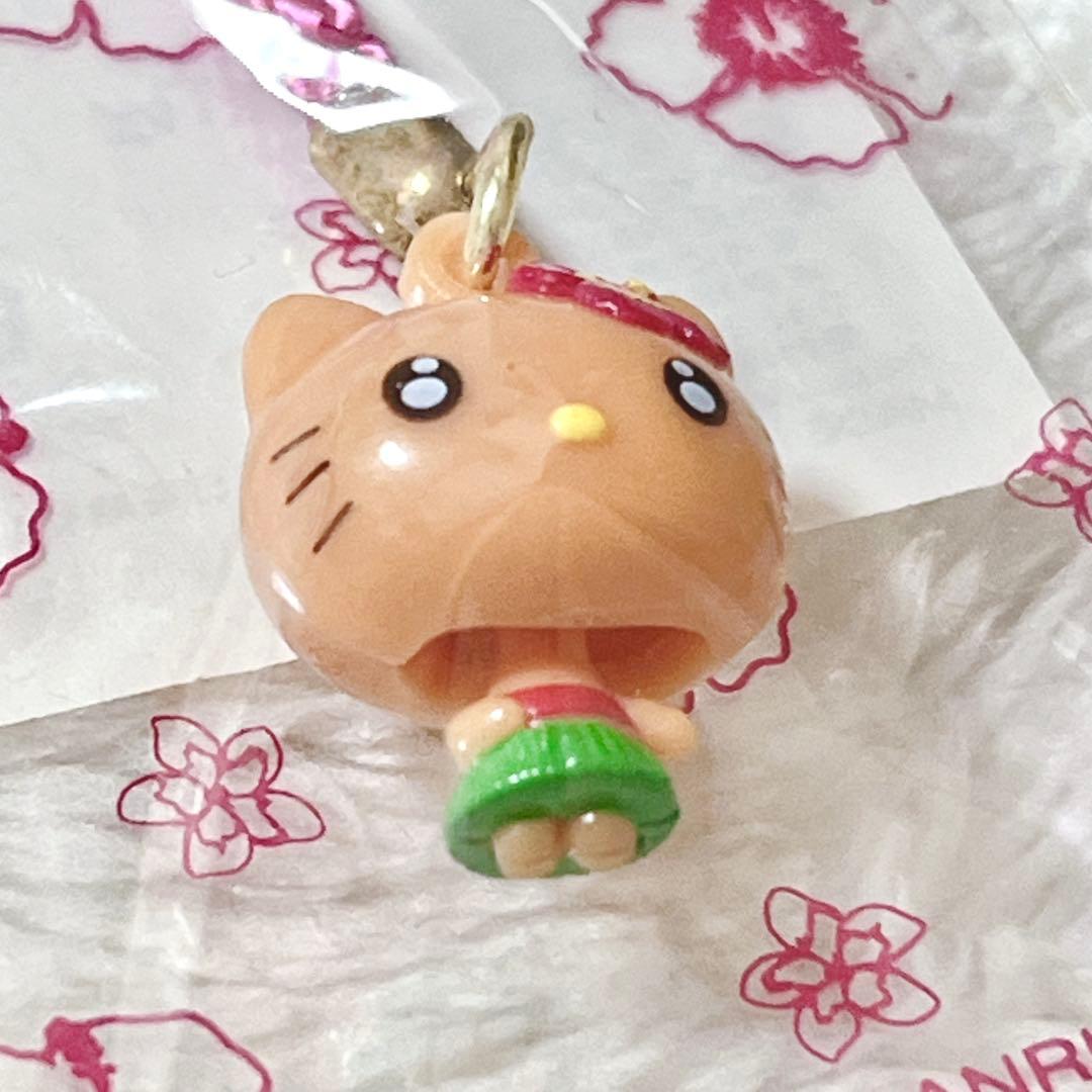 日焼けキティ ハワイアンキティ2003 キティちゃん 根付 ストラップ