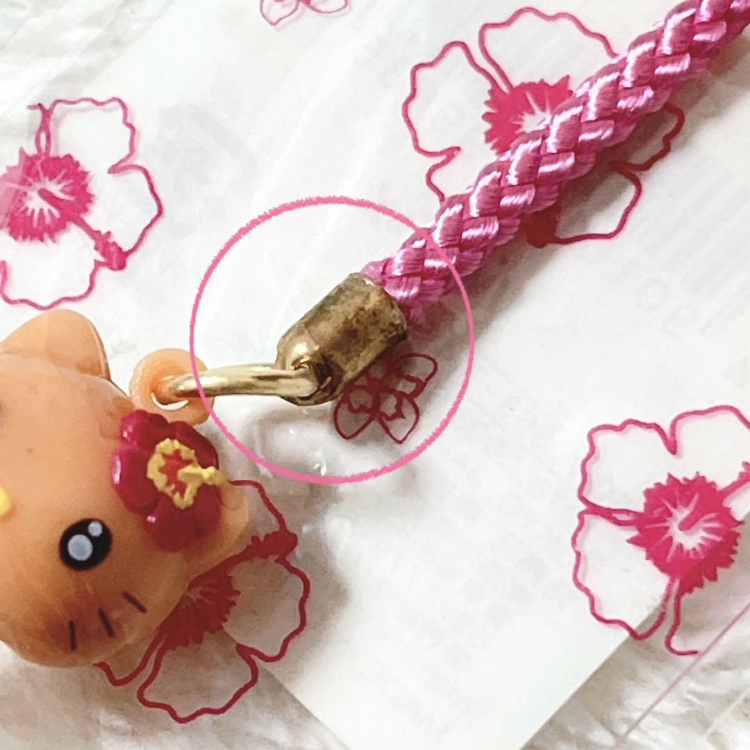 日焼けキティ ハワイアンキティ2003 キティちゃん 根付 ストラップ