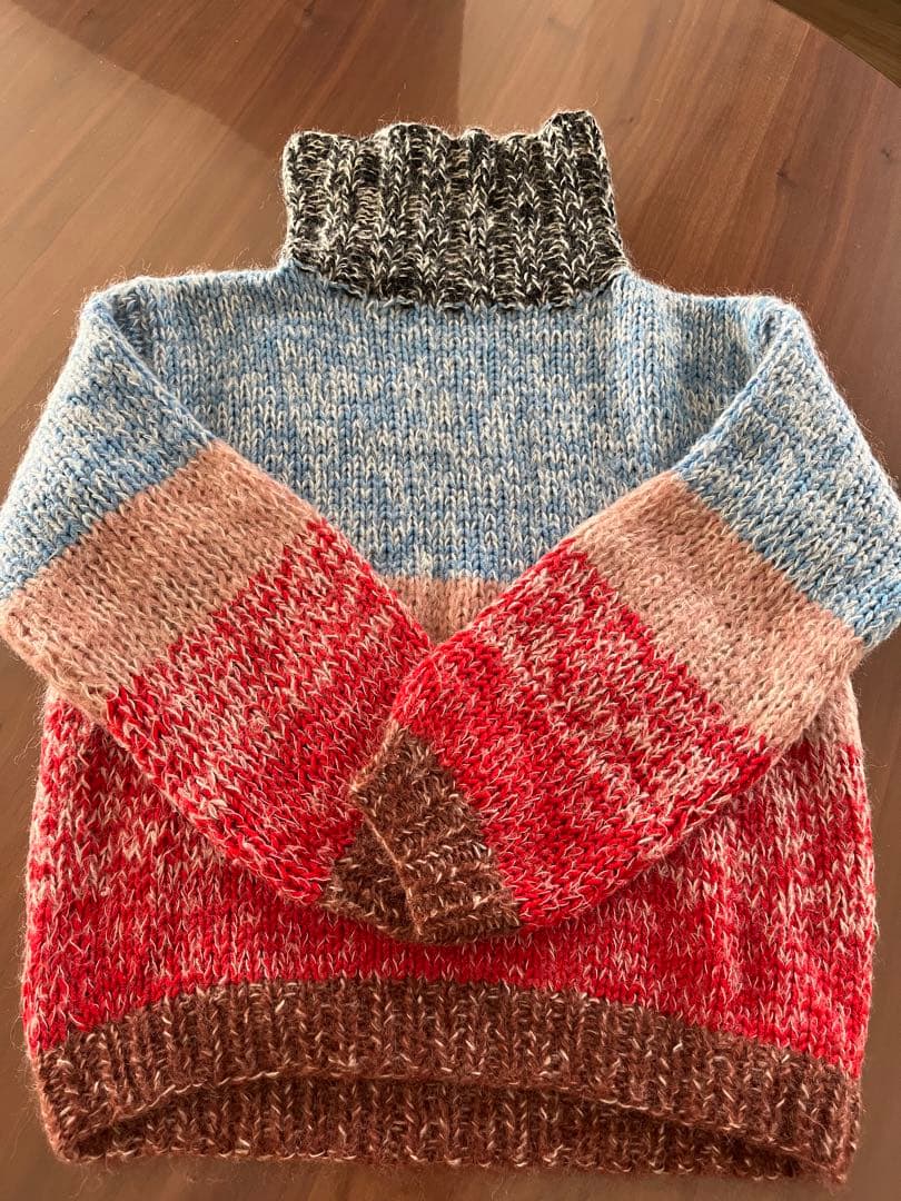 Maiami マルチカラーウールニット S/M