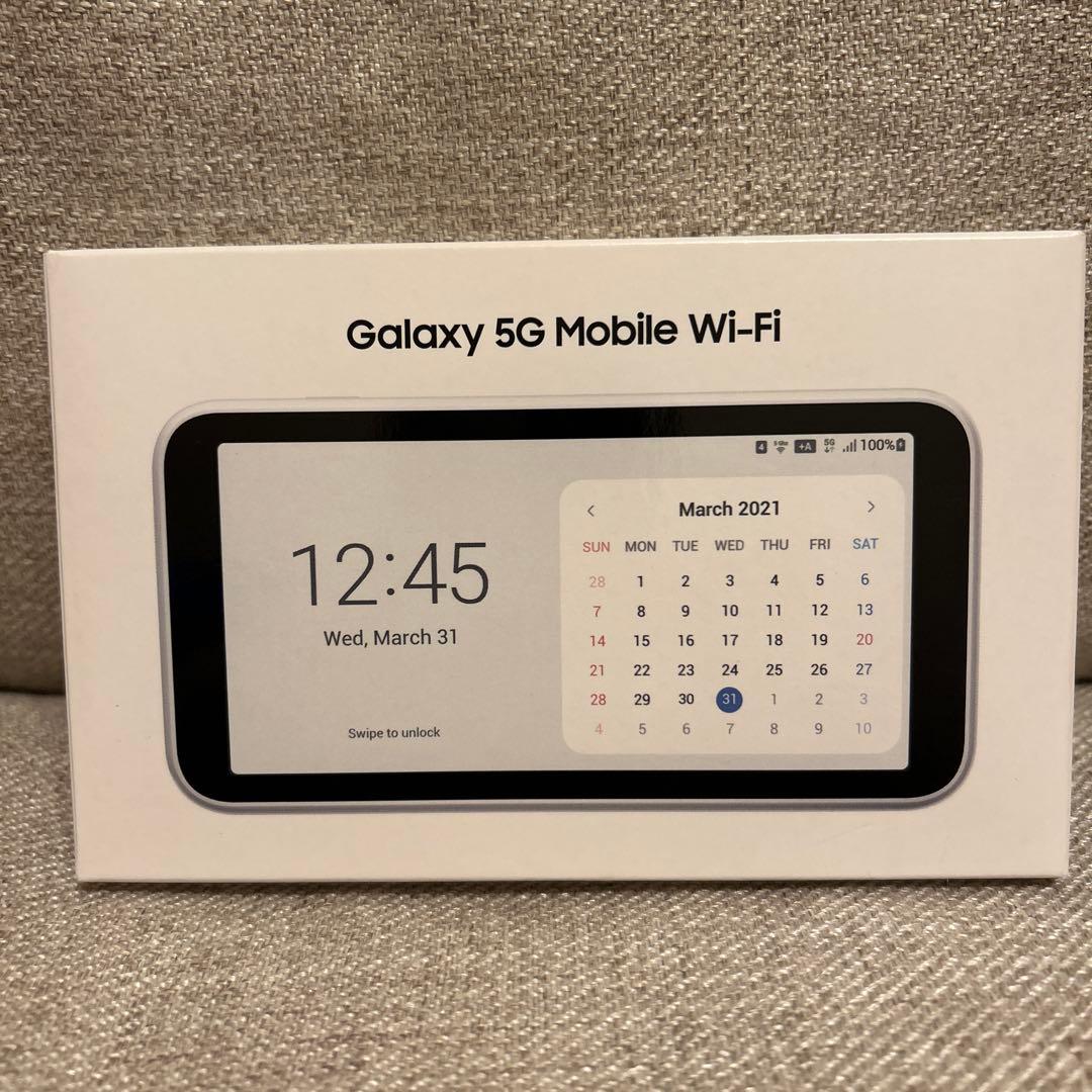 Galaxy 5G Mobile Wi-Fi SCR01 【中古美品通電確認済】 5G対応の「Galaxy 5G Mobile Wi-Fi SCR01」が14,980円など！ルーターの