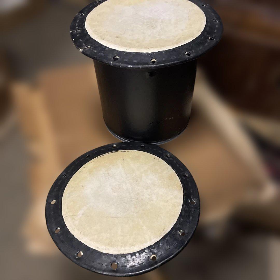 桶胴太鼓 本革　1.5尺 太鼓 桶太鼓 直径約47㎝ 高さ約40㎝