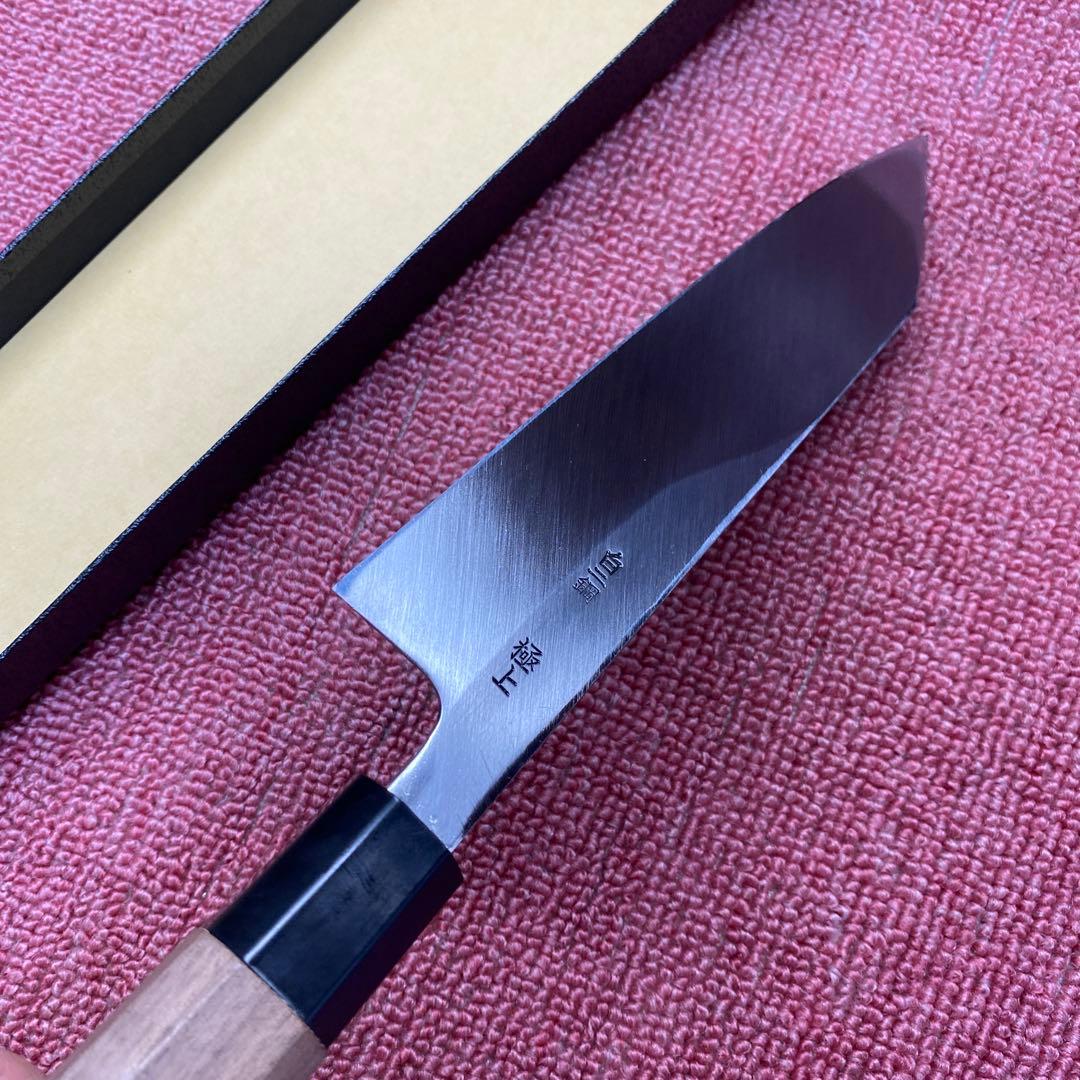 白ニ鋼 切付型特製万能和包丁 180㎜ 6寸 青二