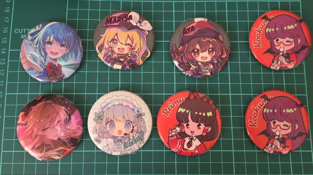 東方Projectダイソーコラボ缶バッジ - メルカリ