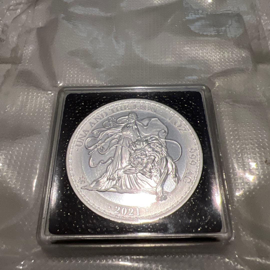 銀貨　99.9% 純銀　シルバー　ウナ　ライオン　銀貨　ブリタニア　セントヘレナ 銀貨 99.9% 純銀 シルバー ウナ ライオン 銀貨 セントヘレナ