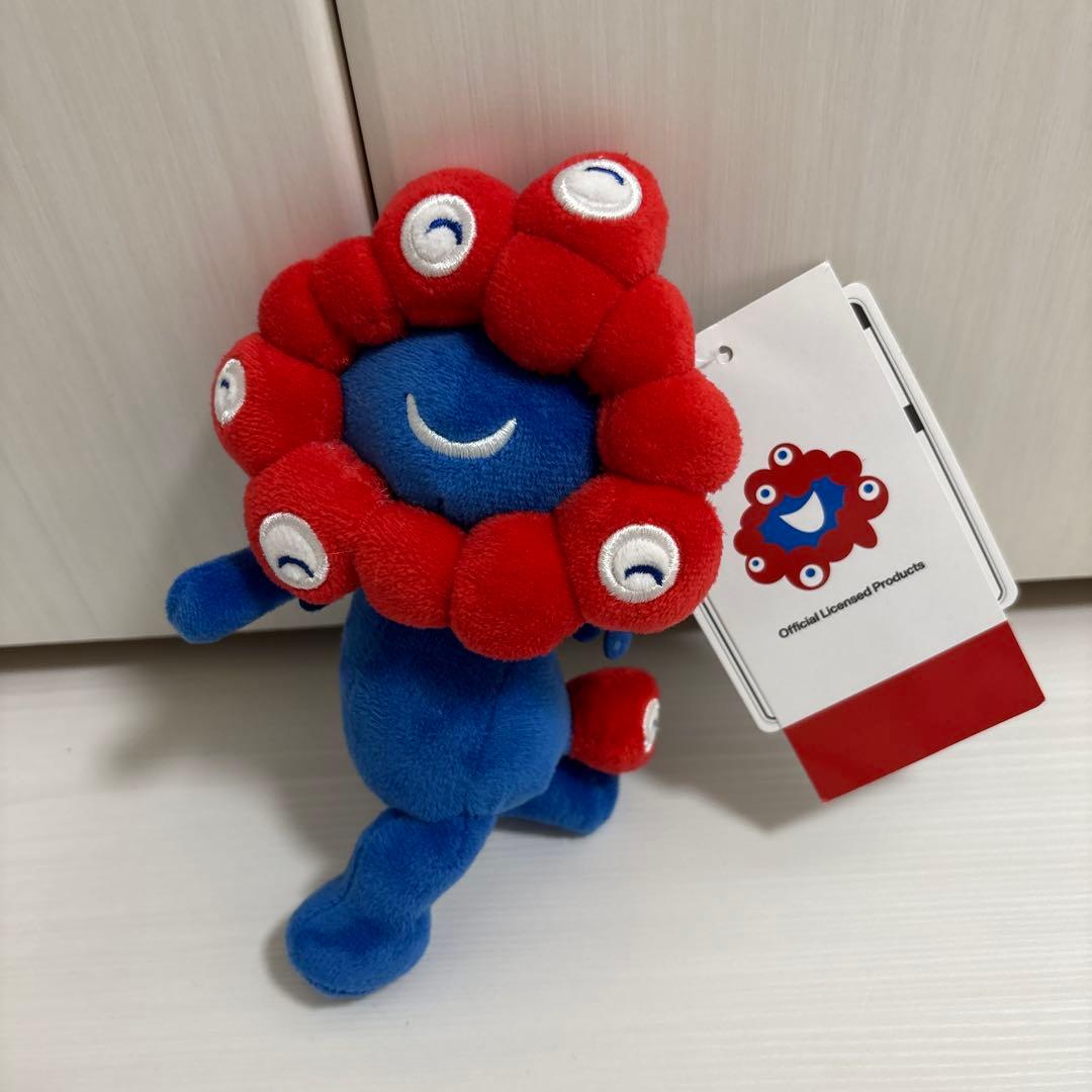 ミャクミャク　にこにこ　にっこり　スキップ　ぬいぐるみ マスコット　キーホルダー