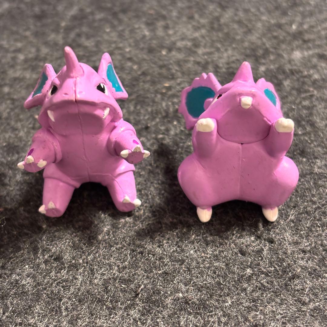当時物】初期モンコレ ポケモン ニドラン♂ ニドリーノ セット
