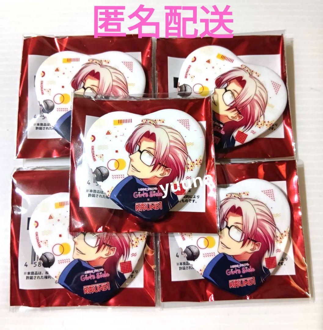 ときメモGS ラウンドワン ハート型缶バッジ 七ツ森実 5点 - メルカリ