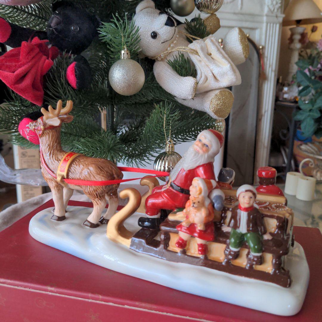 ☆期間限定SALE☆ビレロイボッホ☆ クリスマス サンタクロース ソリ