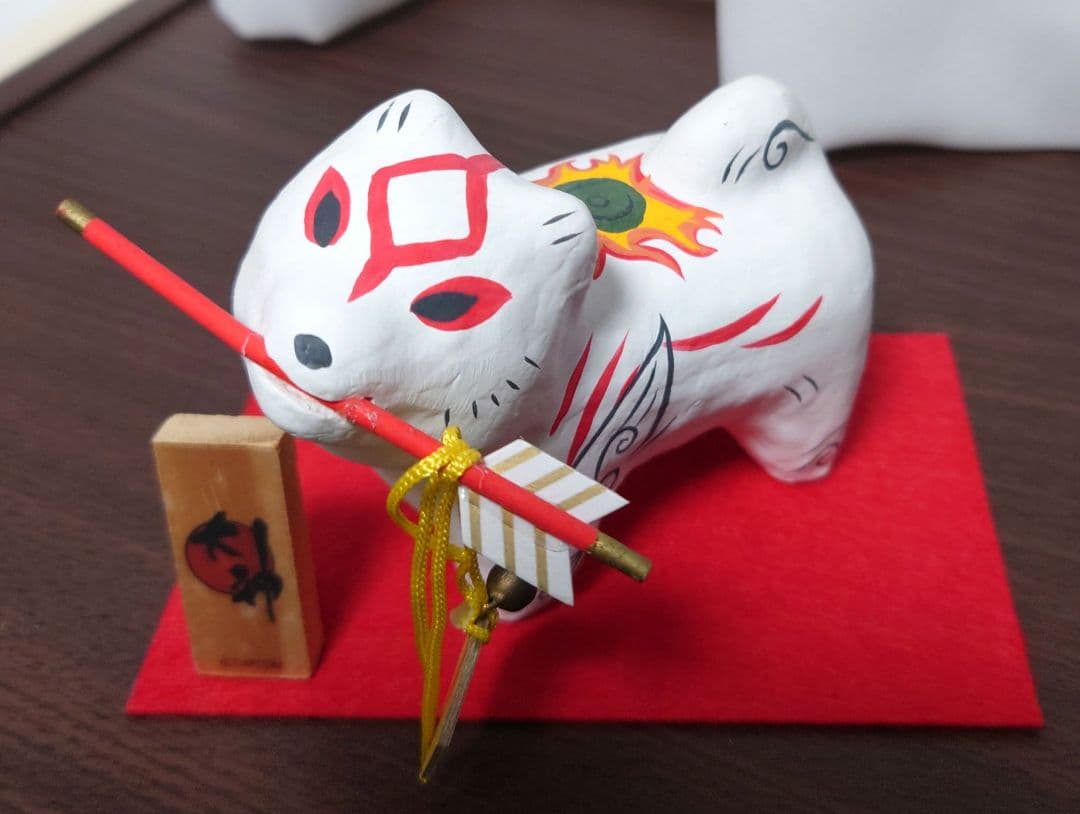 300体限定】大神 アマテラス 干支の置物 カプコンカフェ イオンコラボ