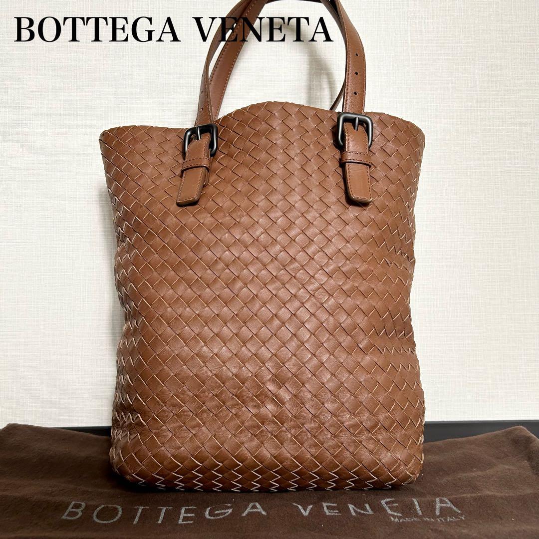 ■高級感■BOTTEGA VENETA イントレチャート　トートバッグ　ブラウン