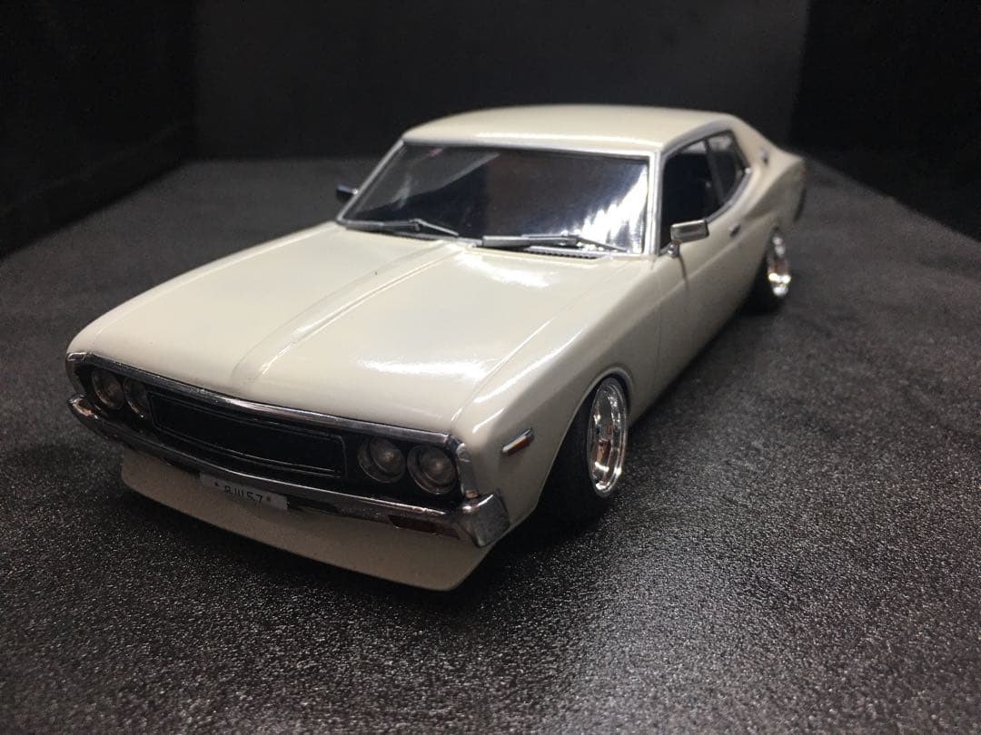 旧車プラモデル完成品1／２４アオシマ１３０ローレル 130ローレル スペシャル (プラモデル) - ホビーサーチ カーモデル