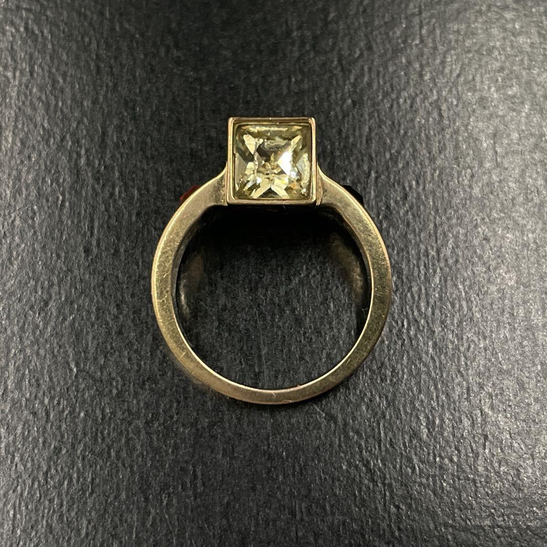 美品 ルイヴィトン M65098 バーグ ギャンブル リング ゴールド S