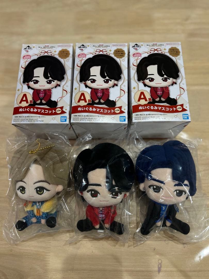 【新品未使用】ミセスグリーンアップル　一番くじ　A賞　3種　コンプリート