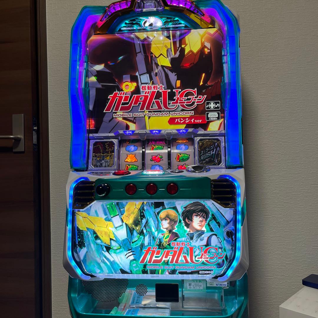 引取限定】パチスロ実機 機動戦士ガンダムユニコーン コイン不要機付