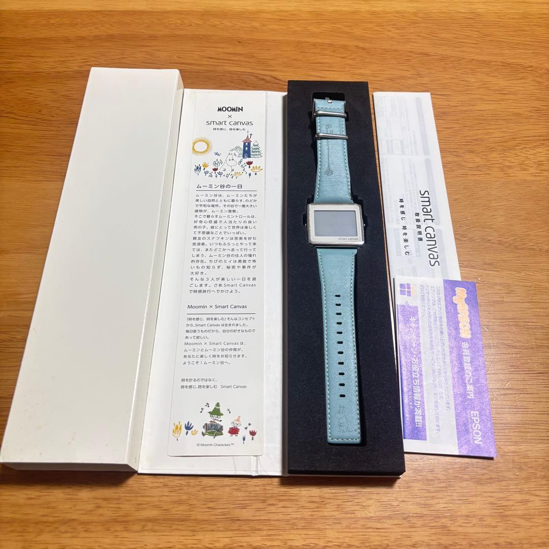 ぼ*こ様 ムーミン スマートキャンバス アクアブルー