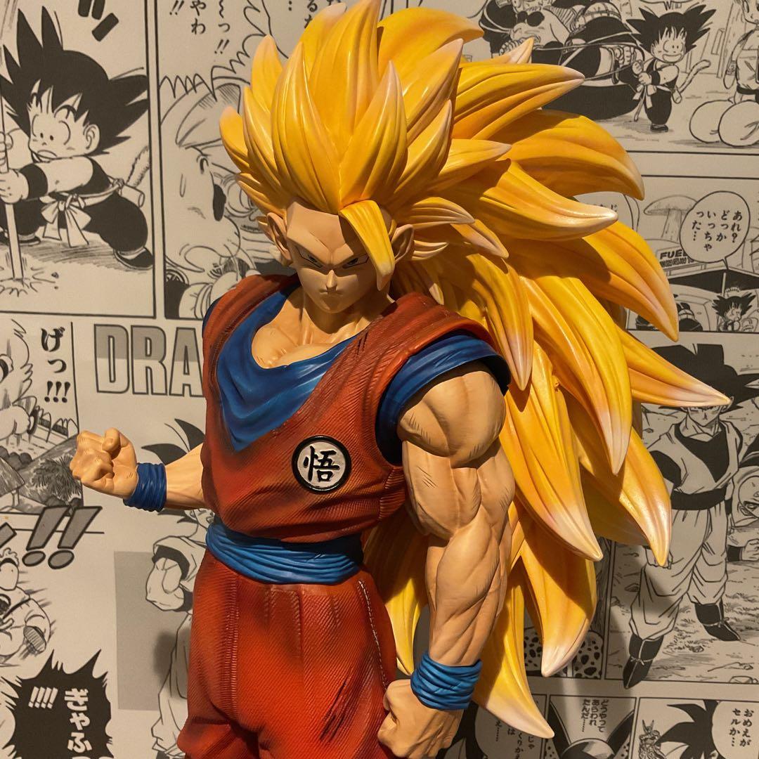 ドラゴンボール　孫悟空　スーパーサイヤ人3 ガレージキット　超大型タイプ54cm BUU studio 正規品 ドラゴンボール スーパーサイヤ人3 孫悟空 ガレージ