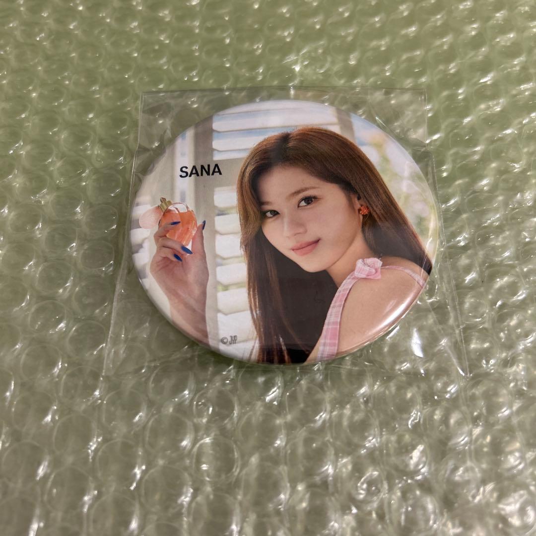 TWICE サナ 缶バッチ シーグリ2021 ON&OFF 75mm - メルカリ