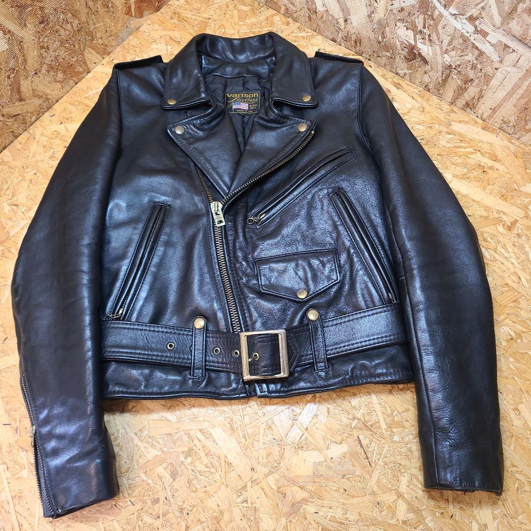 vanson バンソン USA製 C2 ダブルライダース TALON 34 - メルカリ