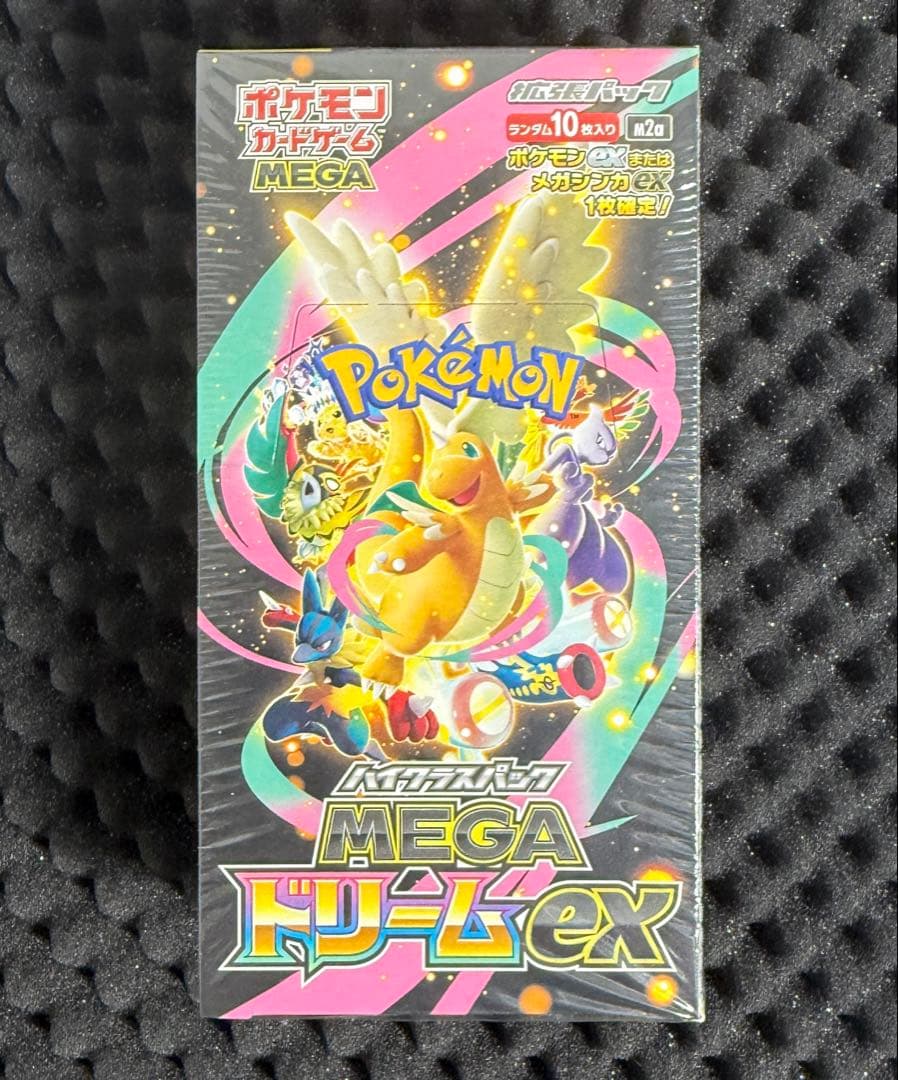 新品未開封 シュリンク付き ポケモンカード MEGAドリームex 1BOX