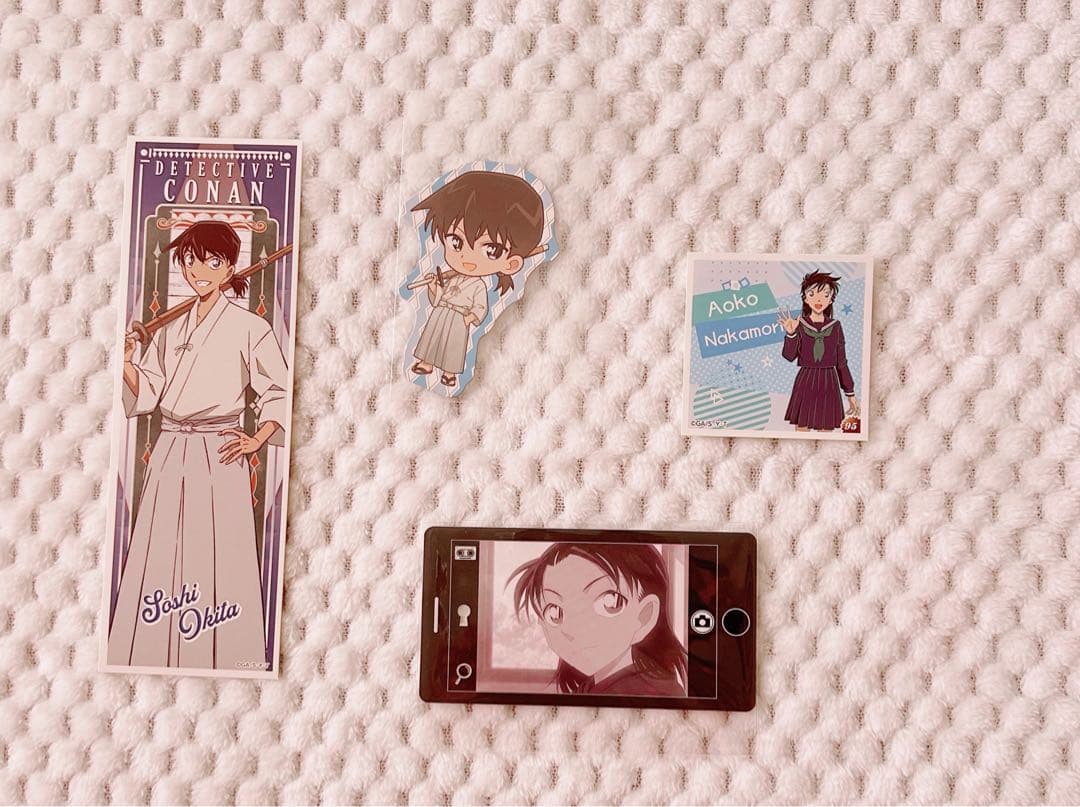 ベルモット、キール、沖田総司、中森青子、宮野明美、少年探偵団　グッズバラ売り