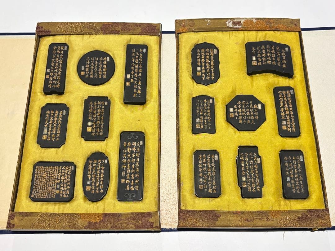 「十六羅漢倣古蔵墨」中国墨 16点1帙|書道 唐墨