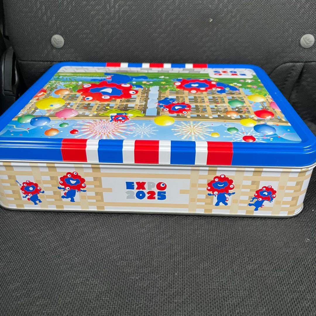 関西大阪万博限定 ミャクミャク アソート缶クッキー缶 2025 空き缶