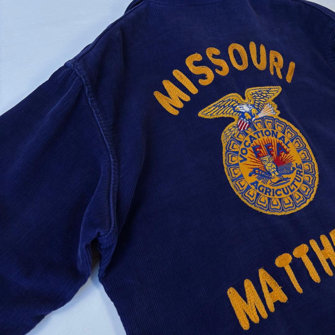 TALON製 FFAジャケット ファーマーズジャケット ネイビー コーデュロイ