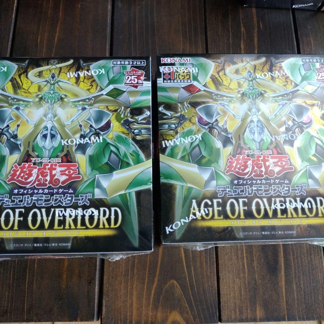 遊戯王　エイジオブオーバーロード　未開封BOX シュリンク付きボックス エイジオブオーバーロード シュリンク付き未開封BOX 遊戯王 エイジオブ