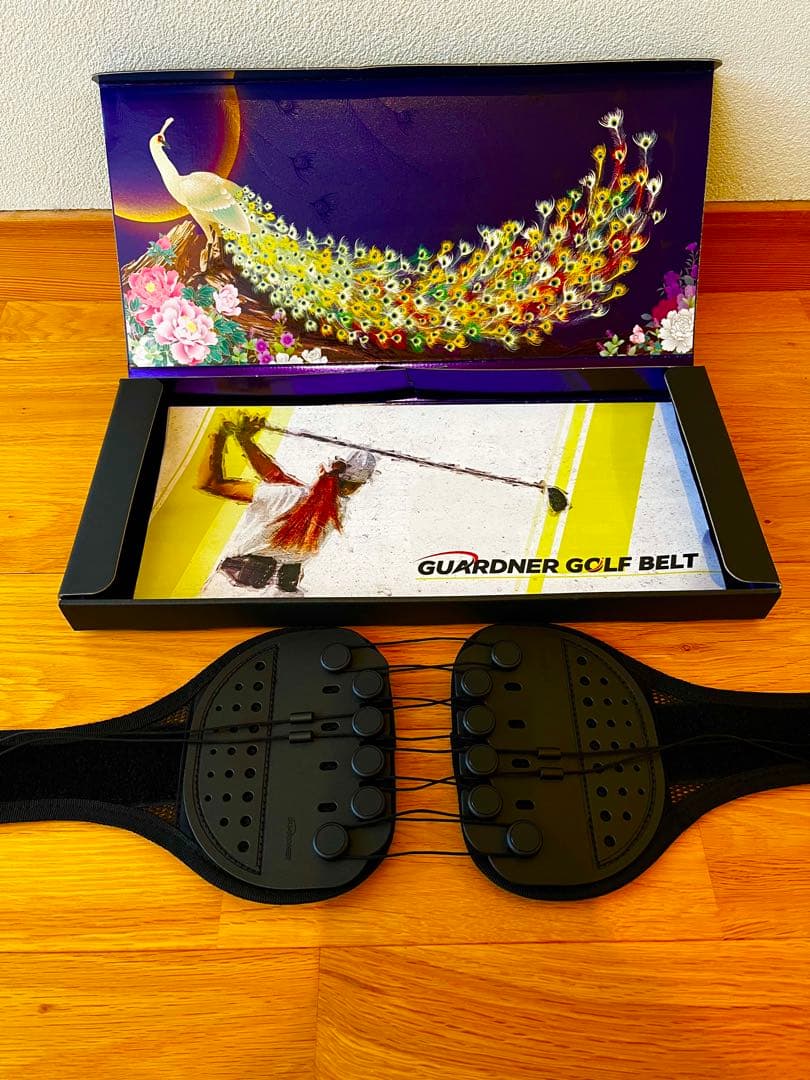 GUARDNER GOLF BELT ブラック 箱入り　ゴルフベルト　Lサイズ