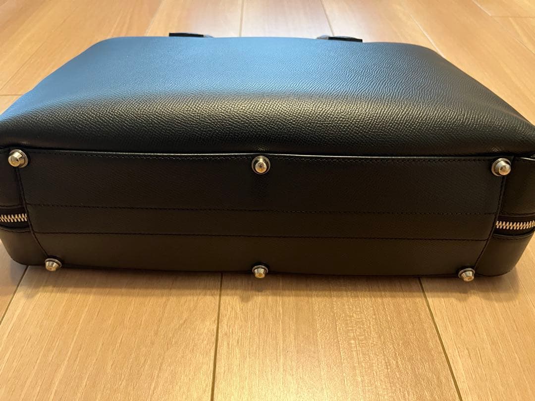 ち*軍様 大峽製鞄『ゲント・ピッコラ』スリムキャリーオール ブラック