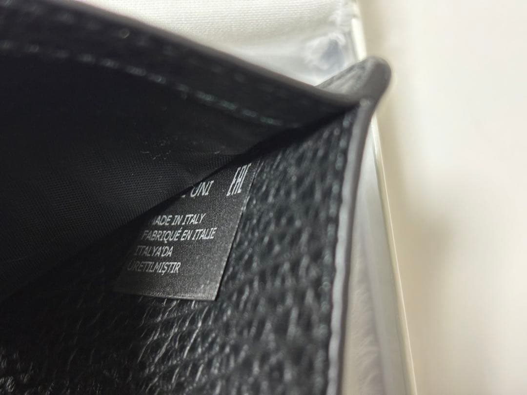 新品《 Maison Margiela 》スリーフォールド ウォレット ブラック