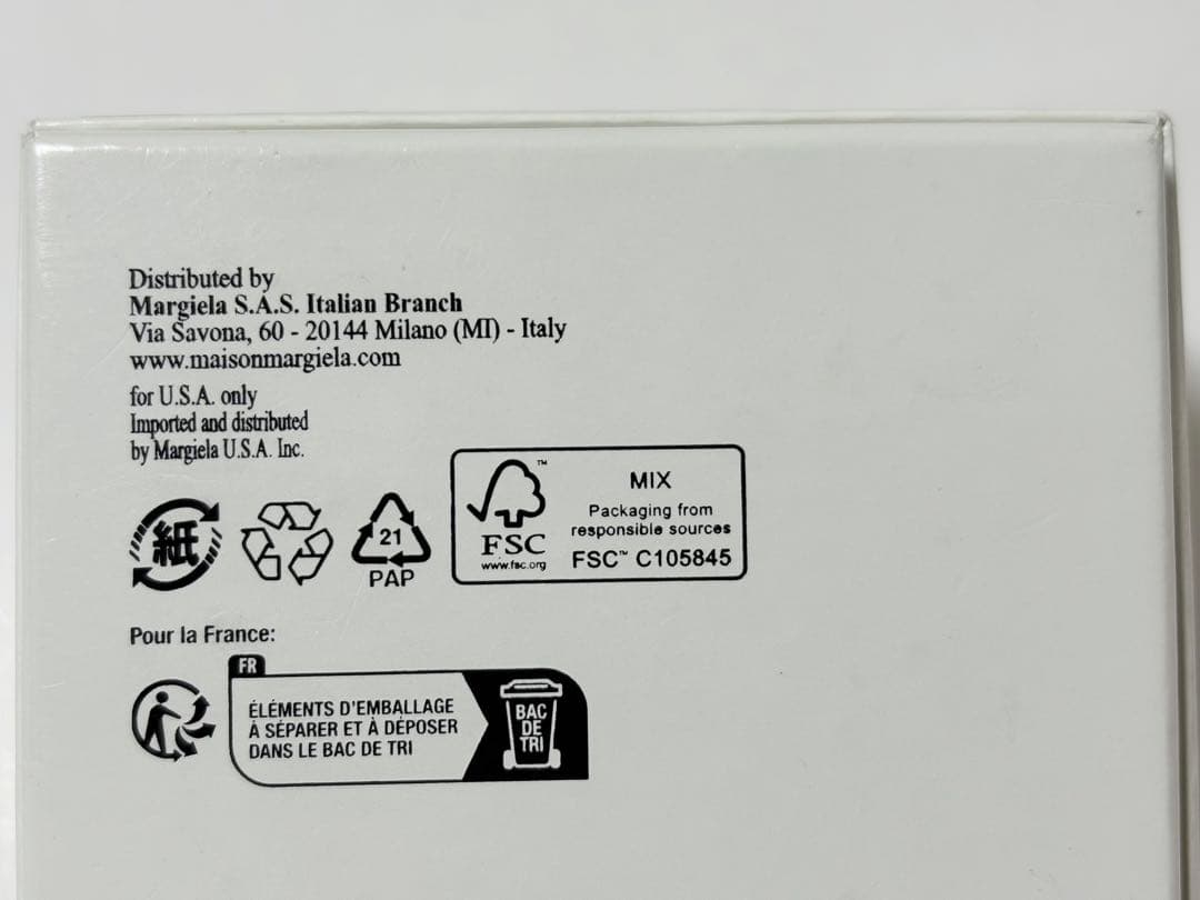 新品《 Maison Margiela 》スリーフォールド ウォレット ブラック