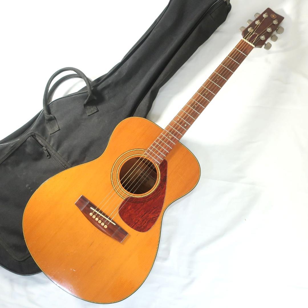 弦交換 YAMAHA FG-130 ギター ケース付 グリーンラベル ビンテージ