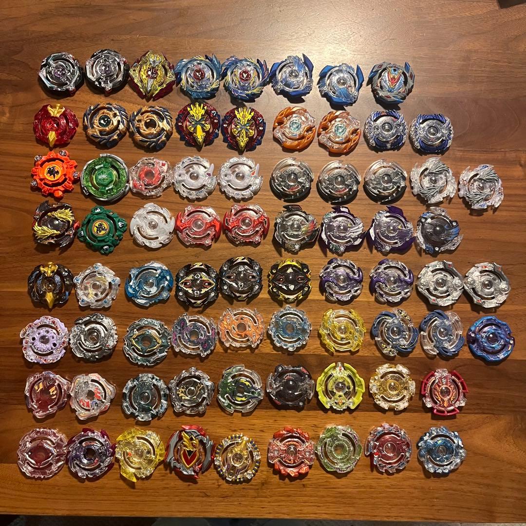 ベイブレードバースト、ゴッド、X...大量セット B-76 God Entry Set Beyblade Burst - YouTube