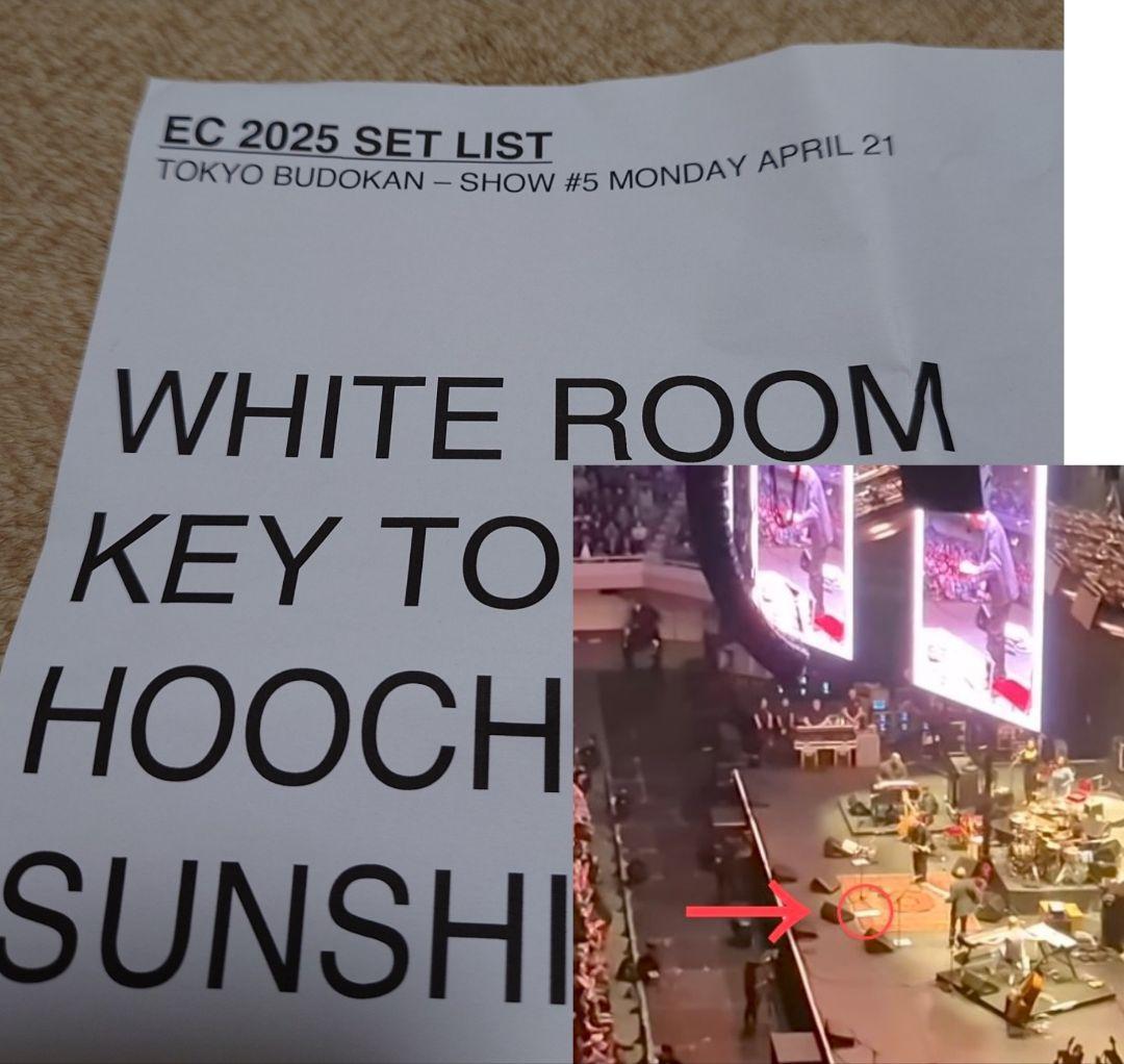 一点物 Eric clapton 実使用セトリ 来日公演2025