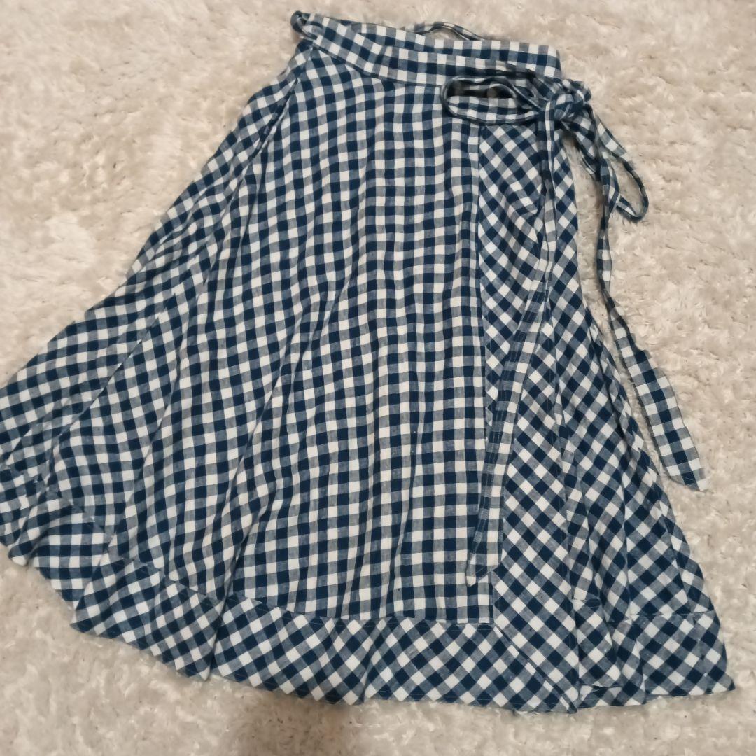 新品 ポロ ラルフローレン ギンガムチェック ラップ リネン ロング