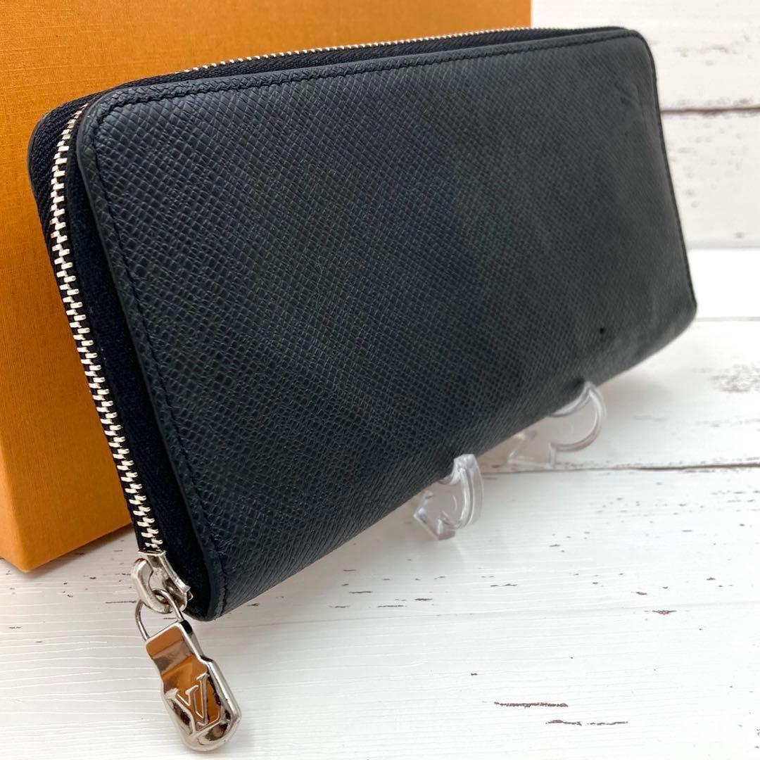 新型IC】ルイヴィトン タイガ ジッピーウォレット ヴェルティカル 黒