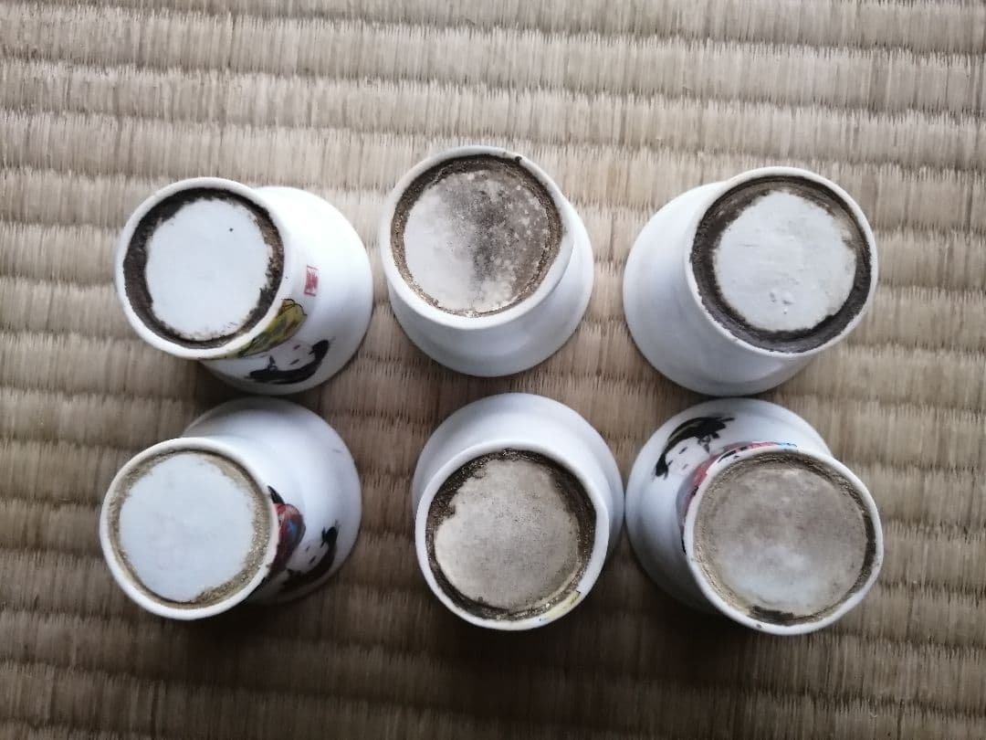 おちょこ 6個 エッチな絵が見える 大人のお猪口 猪口杯（日式酒盅