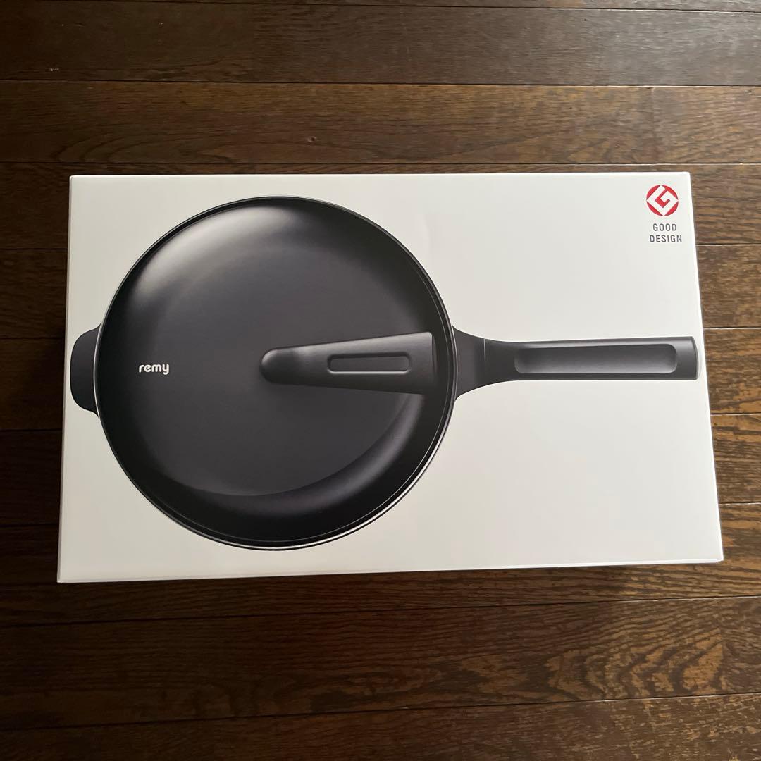 新品未使用　レミパン➕　ブラック フライパン24㌢