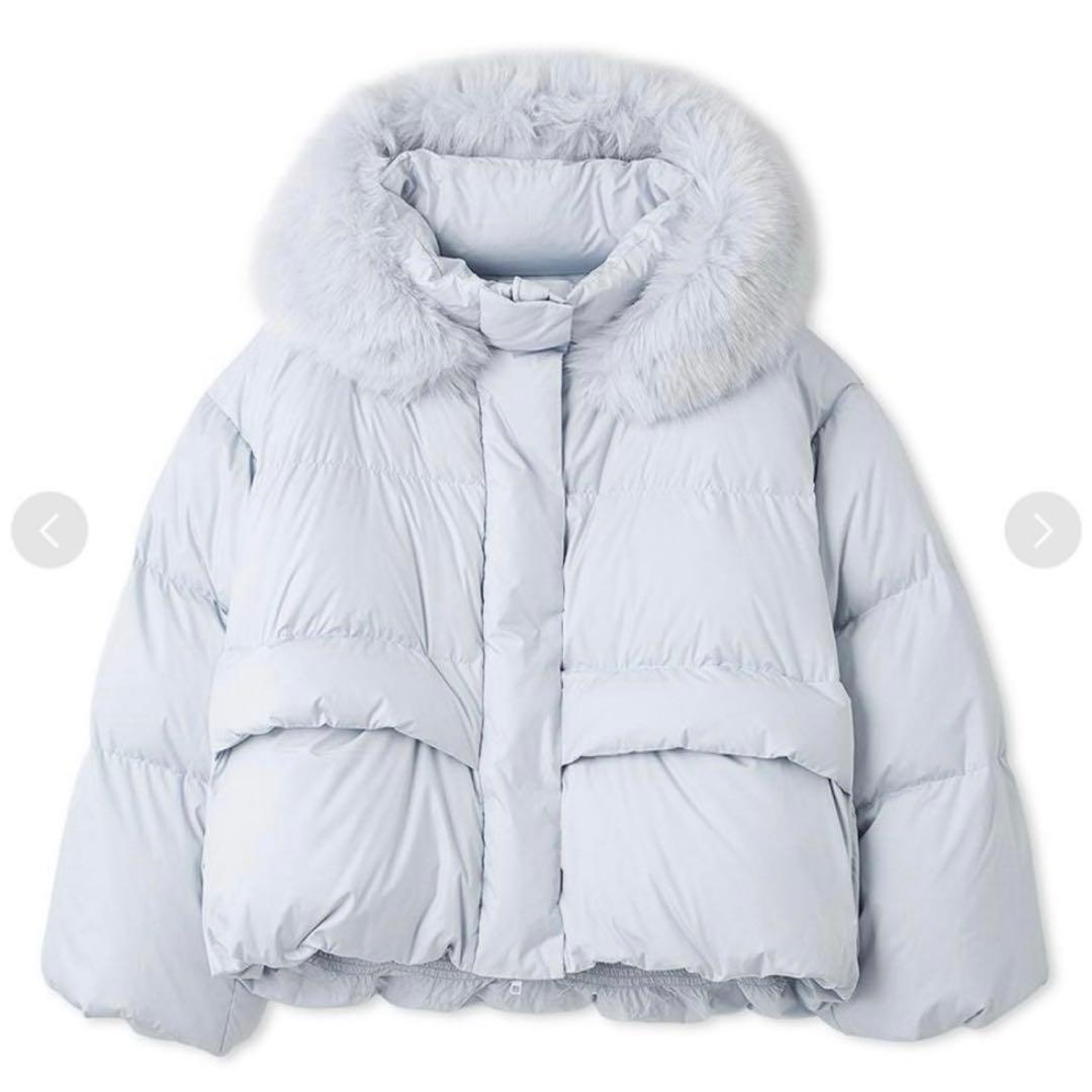 FRAY I.D / フレイ アイディー フードファーショートダウンコート